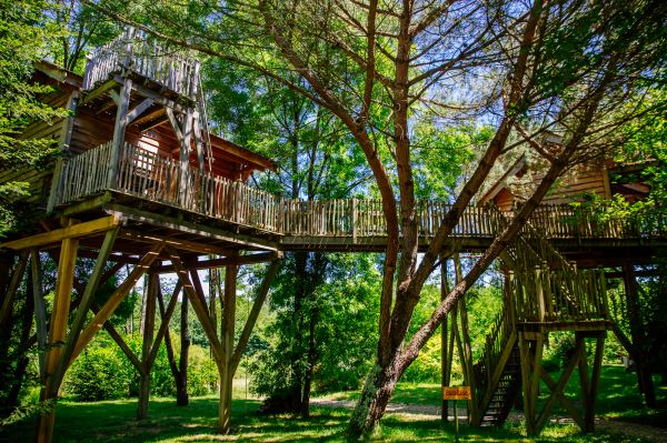 cabane dans les arbres - Cabane Palombière