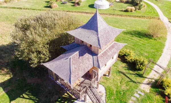 cabane perchée avec spa